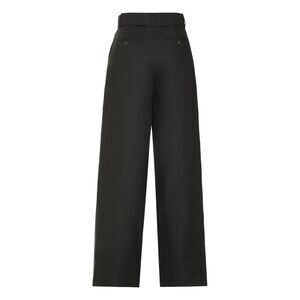 S MAX MARA Wide Leg Trousers Women BLACK Pants